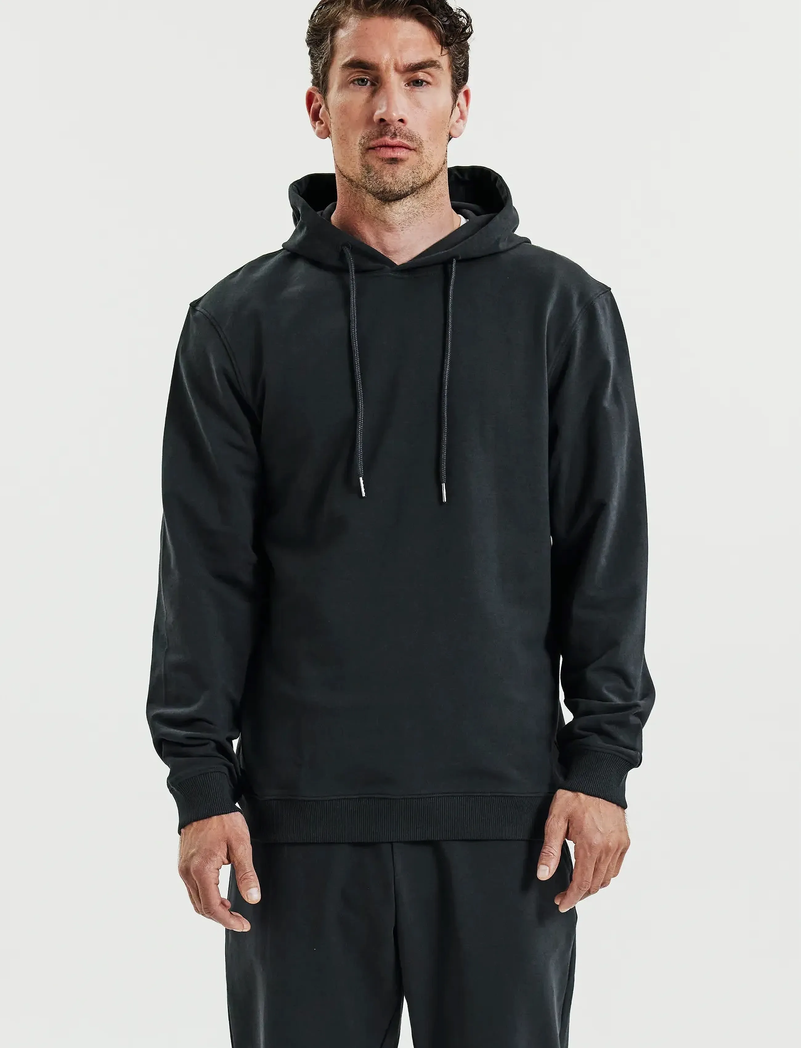 Bread & Boxers Hoodie, L, Sweatshirts Hoodies, Schwarz - Männerswear