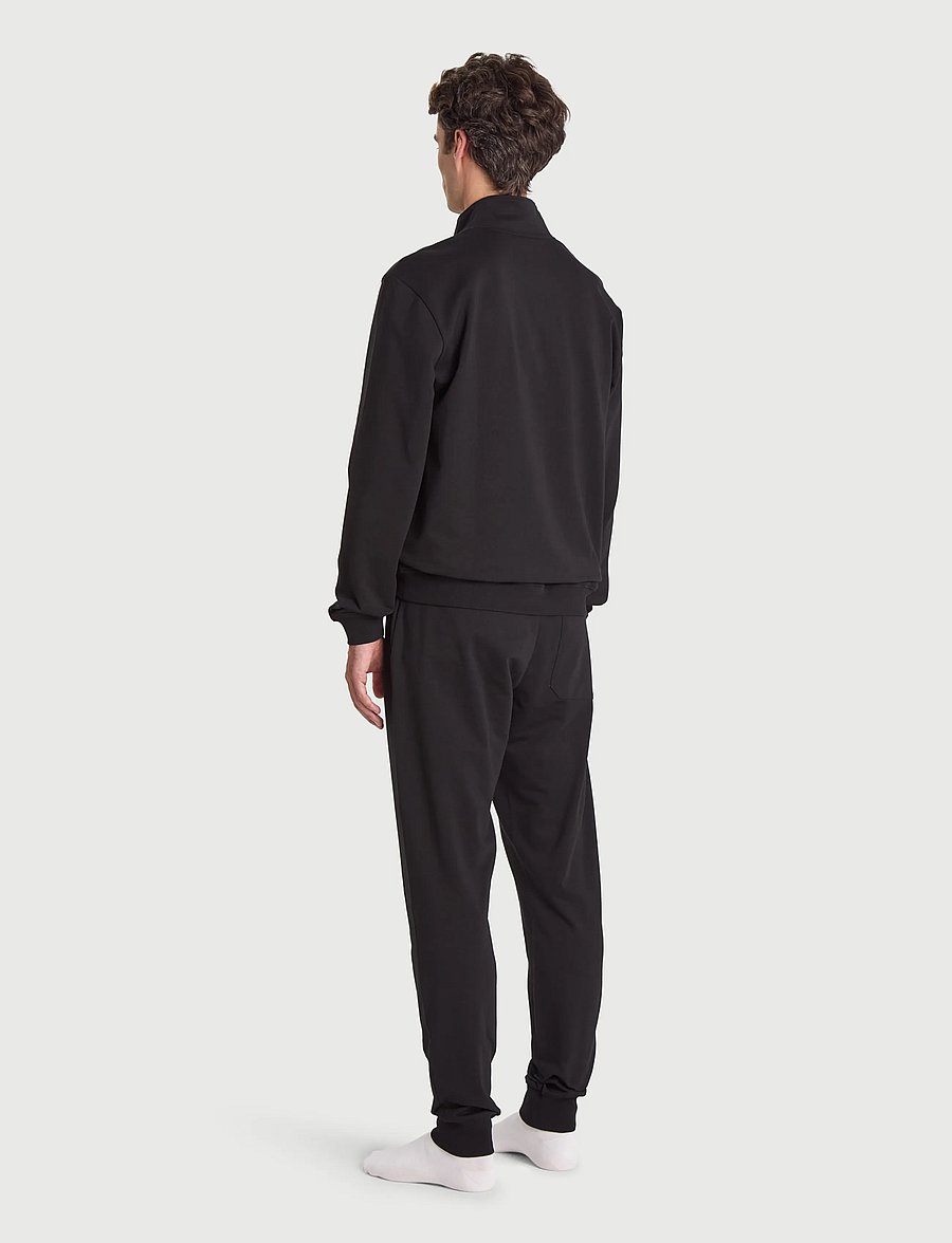 Bread & Boxers - Half Zip (GOTS) - pullover mit halbem reißverschluss - black - 4