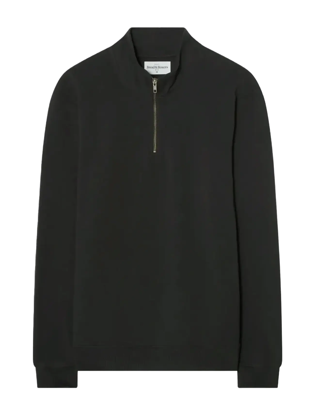 BREAD & Boxershorts Half Zip (Gots) Grau - L - Herren