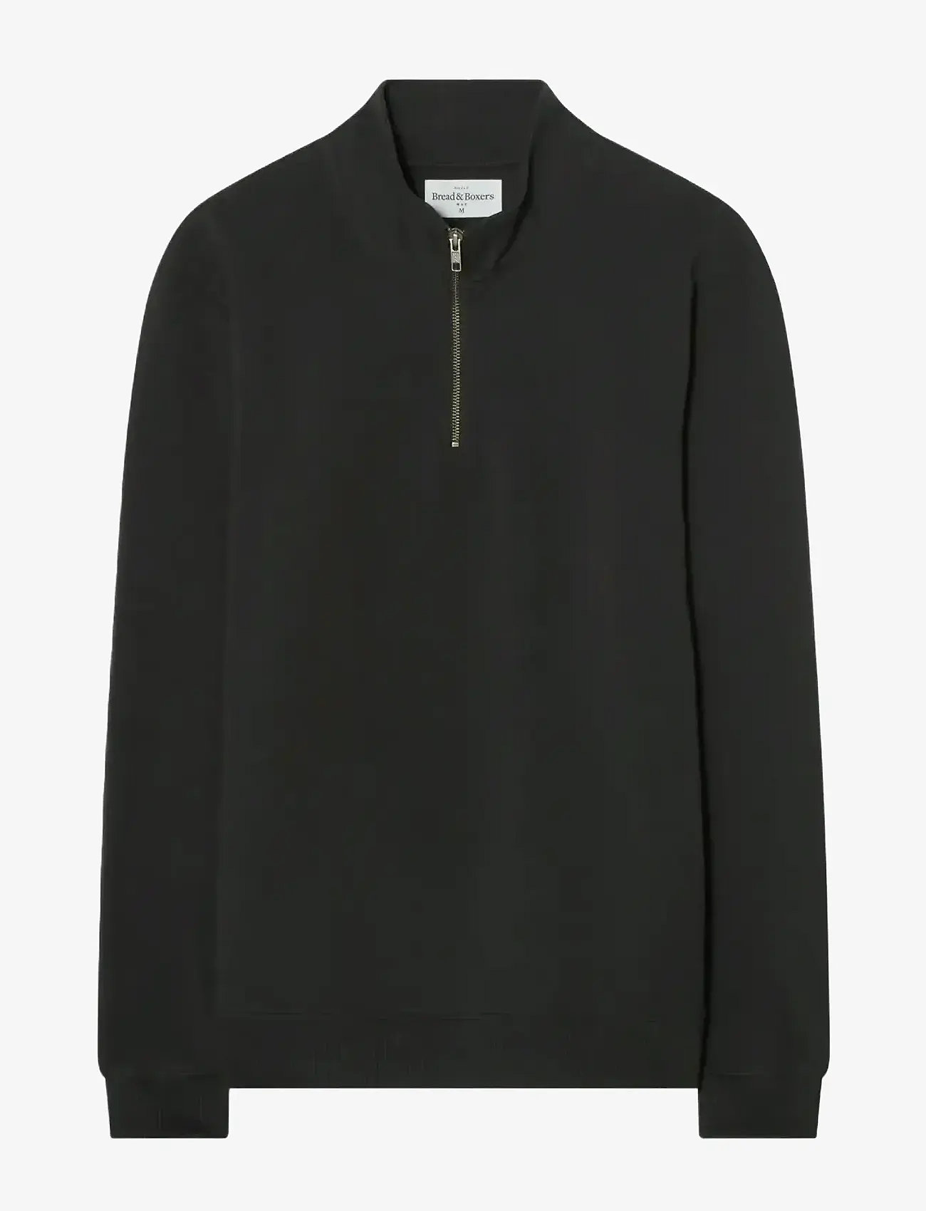 Bread & Boxers - Half Zip - autumn clothing - charcoal - 0