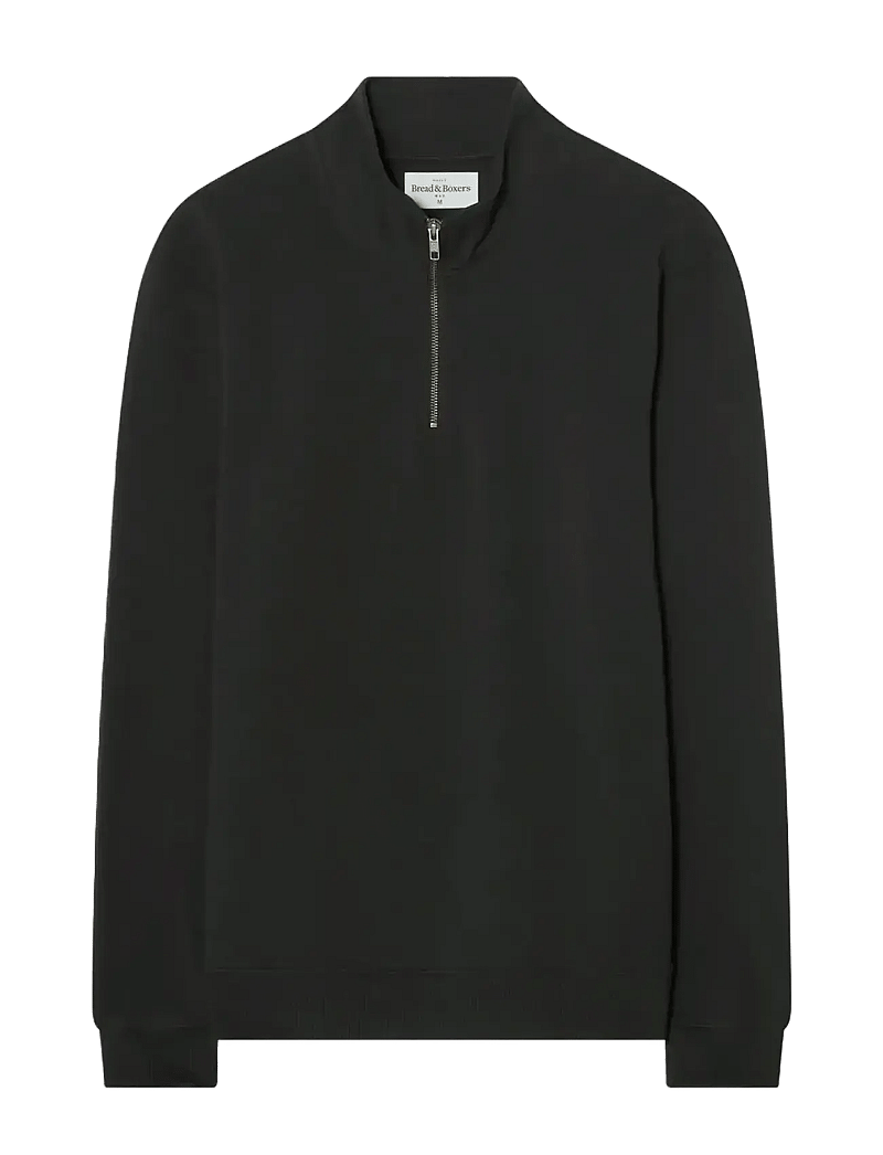 Bread & Boxers - Half Zip - halfzip strik - charcoal - 1