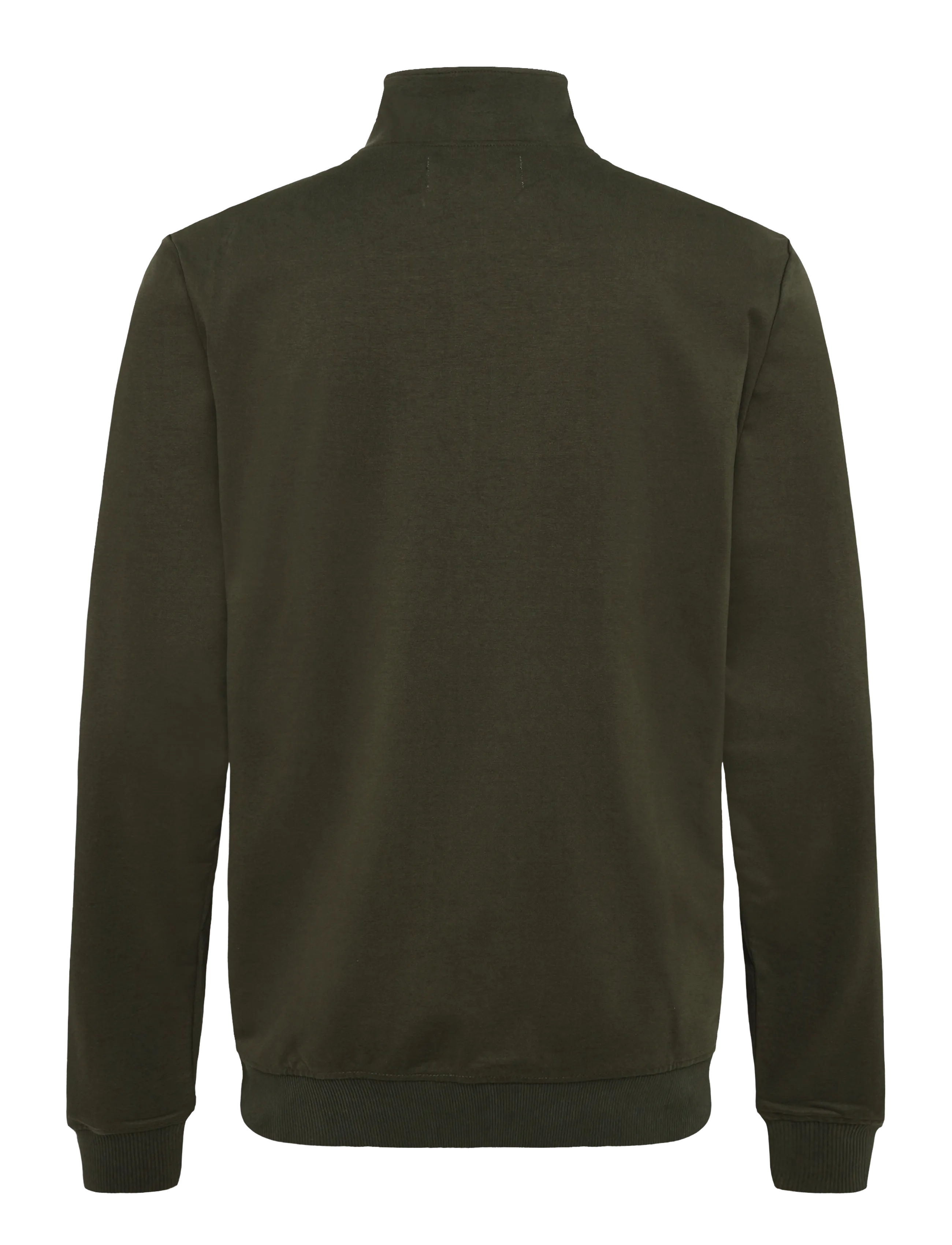 Bread & Boxers - Half Zip (GOTS) - halfzip strik - deep forest - 1