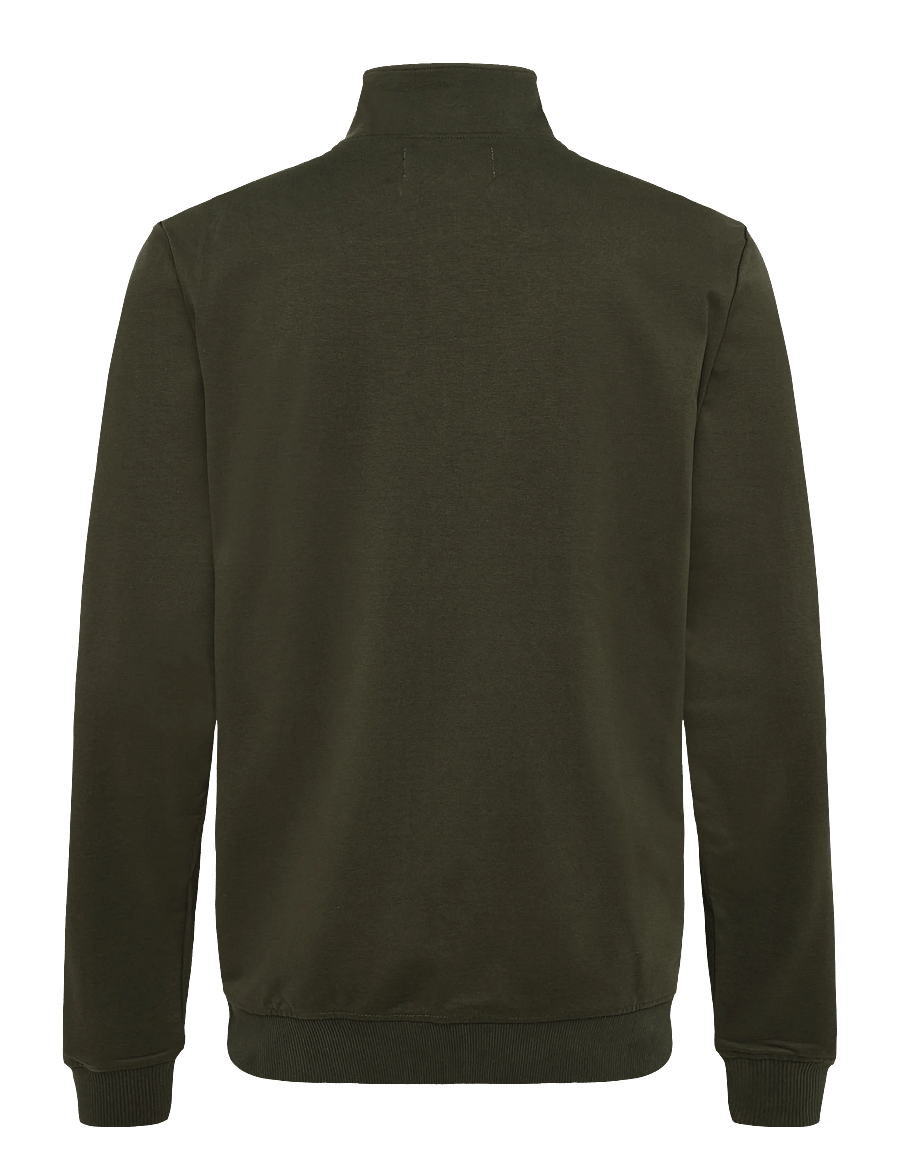 Bread & Boxers - Half Zip (GOTS) - halfzip strik - deep forest - 1