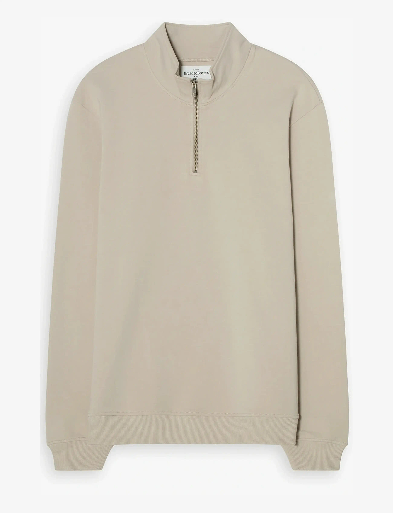 Bread & Boxers - Half Zip - höstkläder - greige - 0