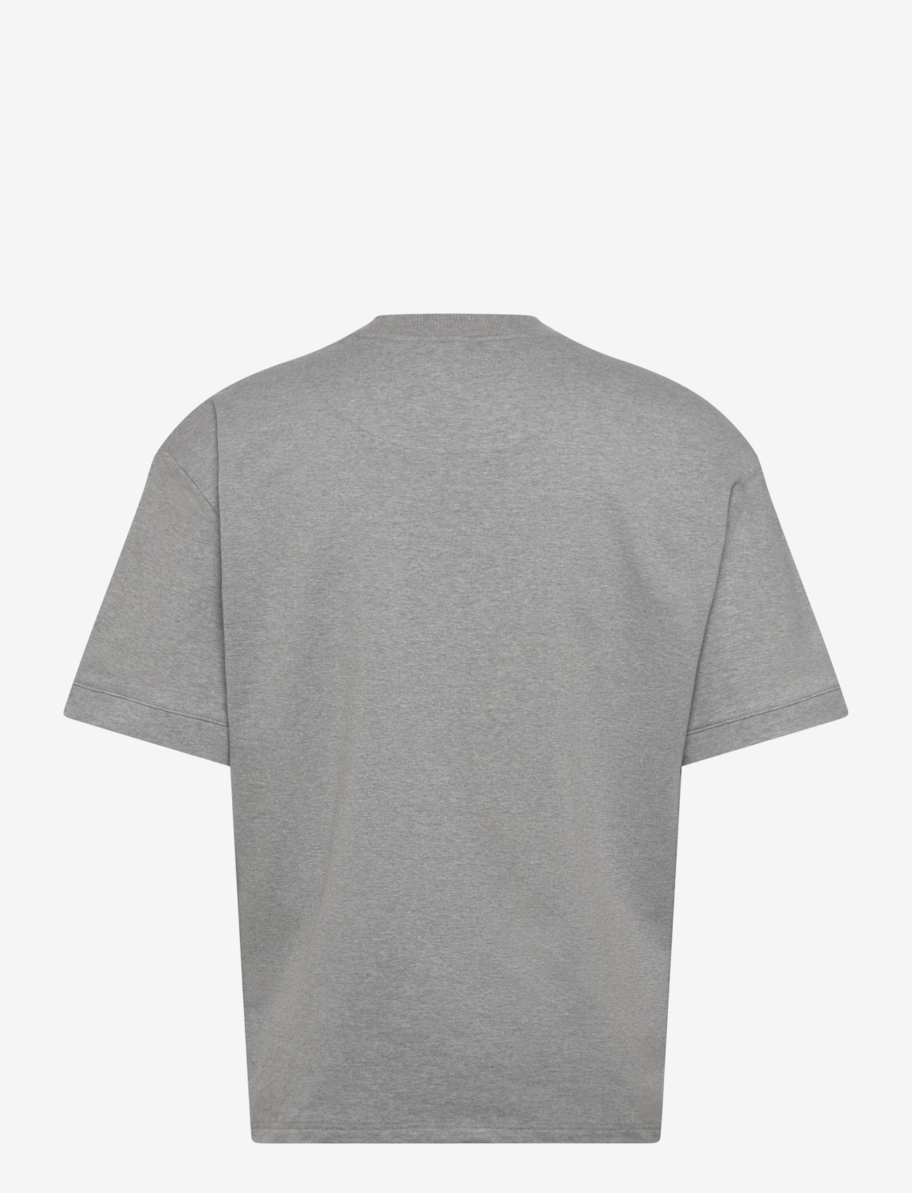 Bread & Boxers - Lounge Tee - kortärmade t-shirts - grey melange - 1