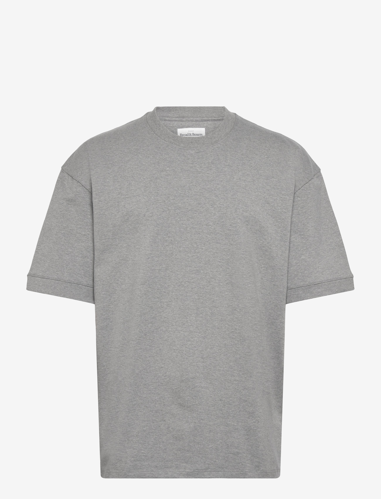Bread & Boxers - Lounge Tee - lühikeste varrukatega t-särgid - grey melange - 0