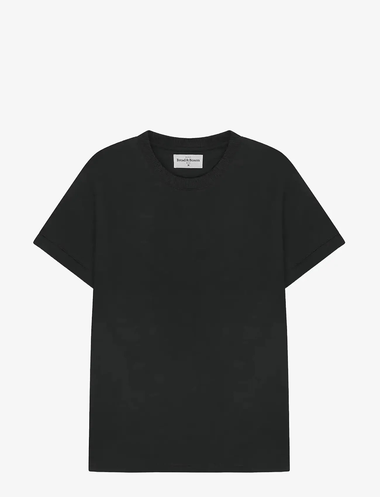 Bread & Boxers - Lounge Tee - autumn clothing - black - 0