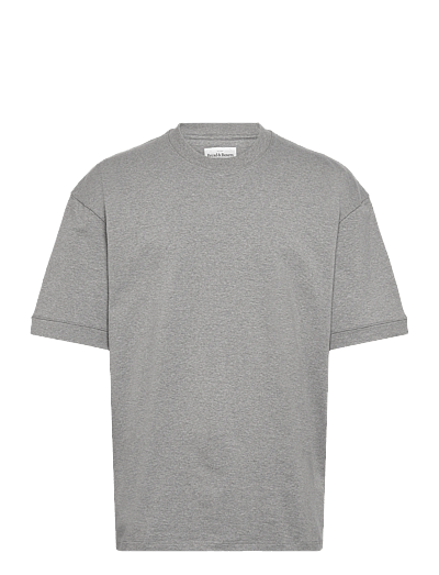 Bread & Boxers Lounge Tee - Short-sleeved t-shirts - GREY MELANGE / grey