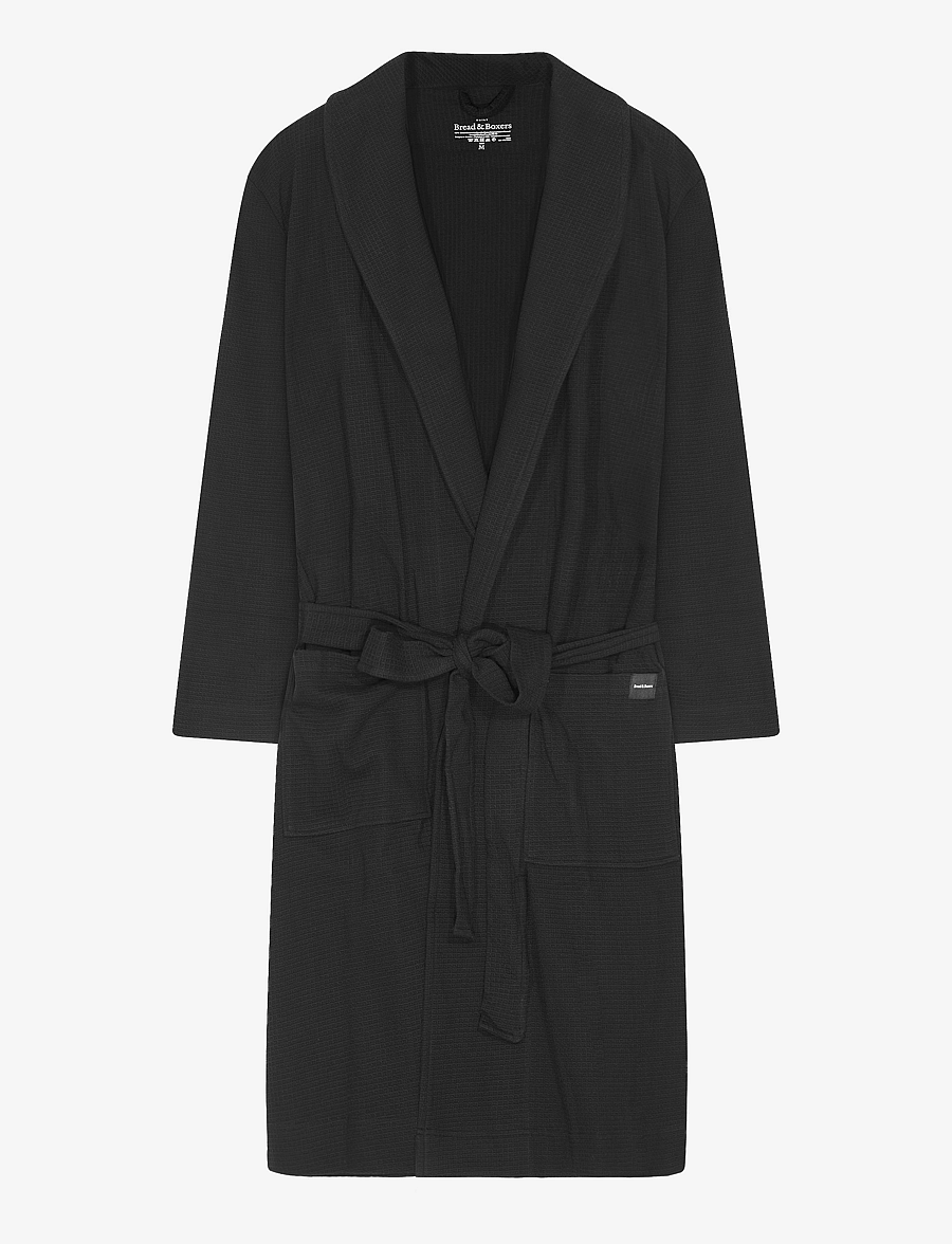 Bread & Boxers - Robe - bademäntel - black - 1