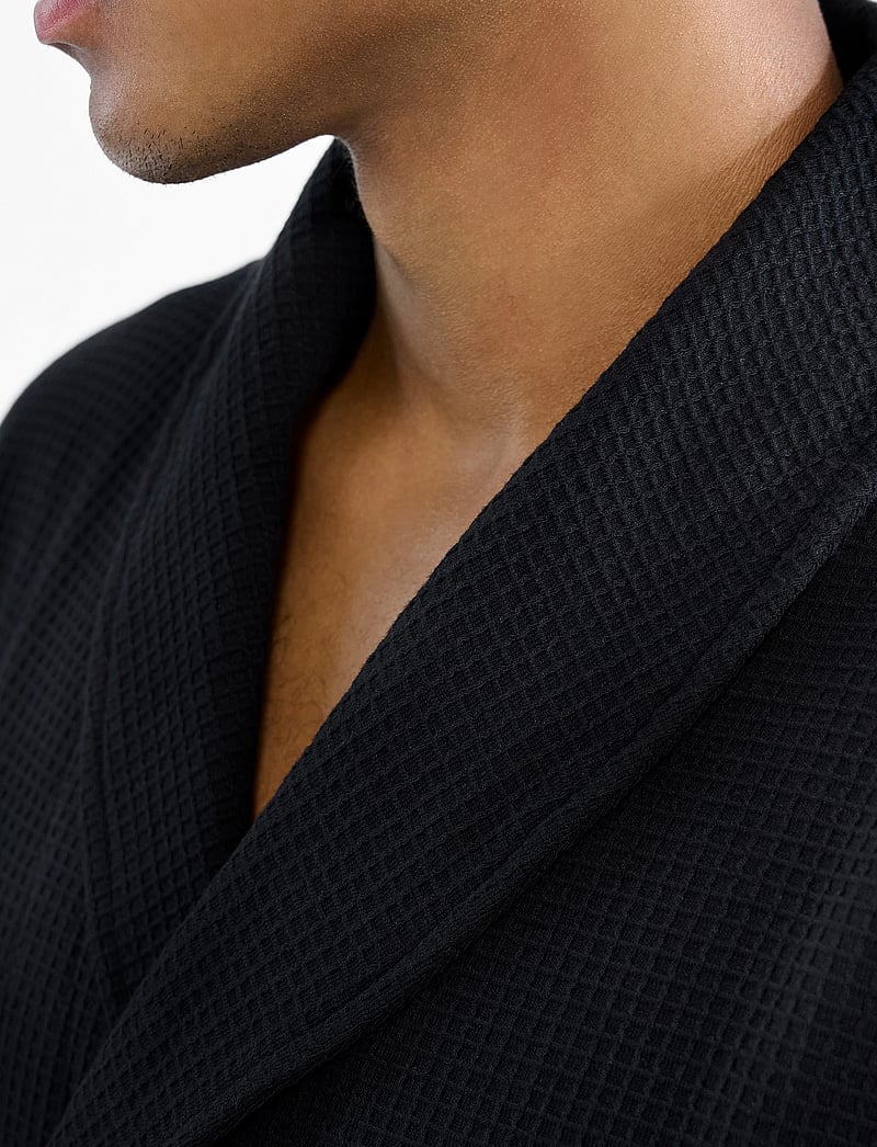 Bread & Boxers - Robe - bademäntel - black - 4