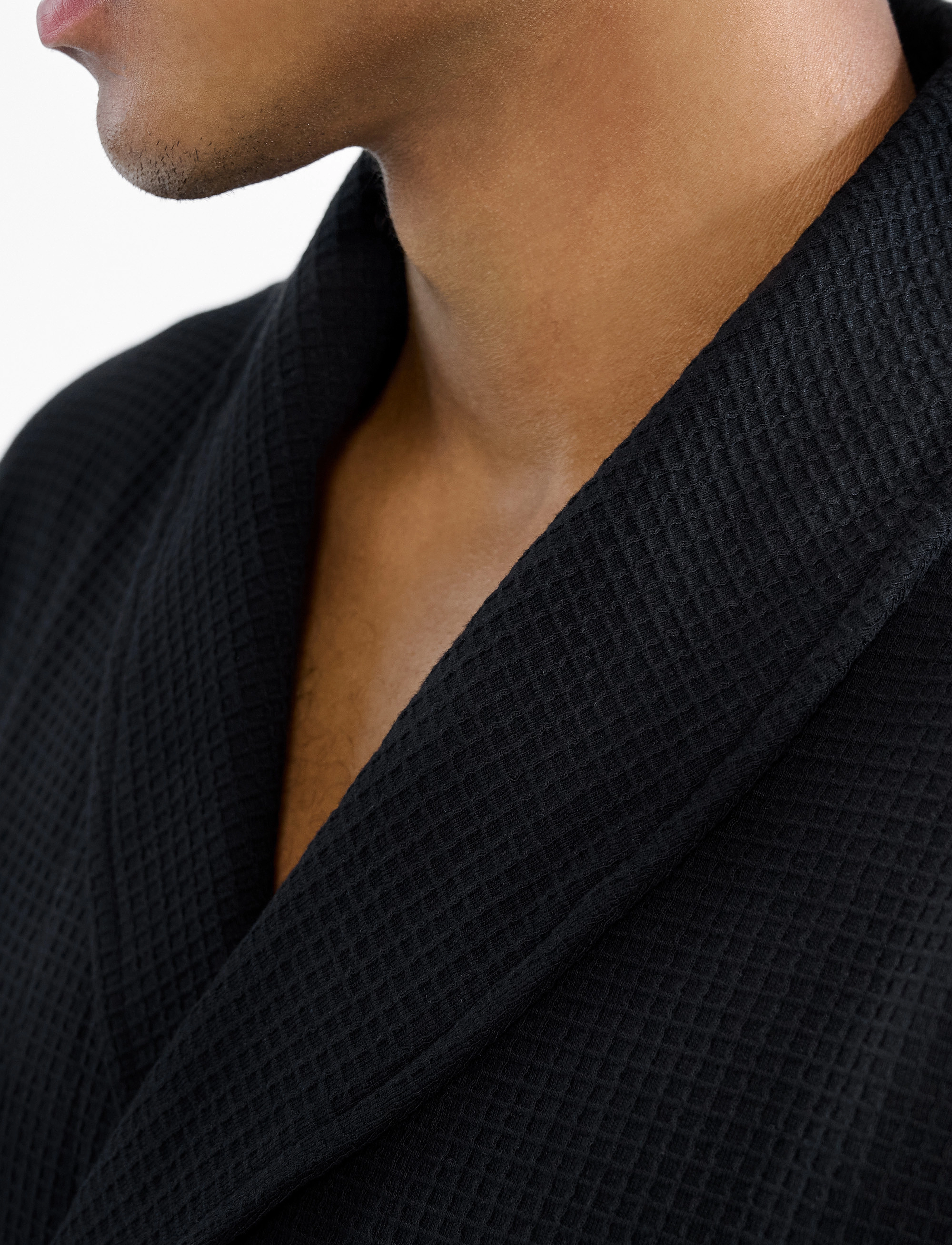 Bread & Boxers - Robe - nachtwäsche - black - 4