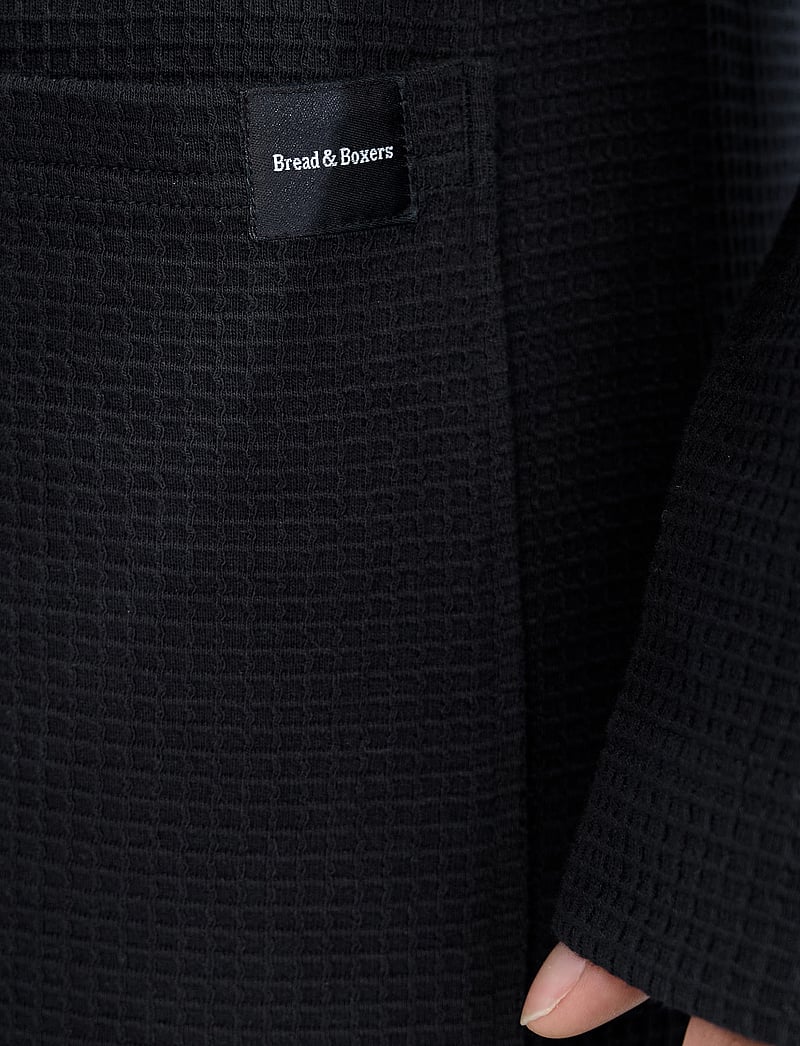 Bread & Boxers - Robe - bademäntel - black - 5