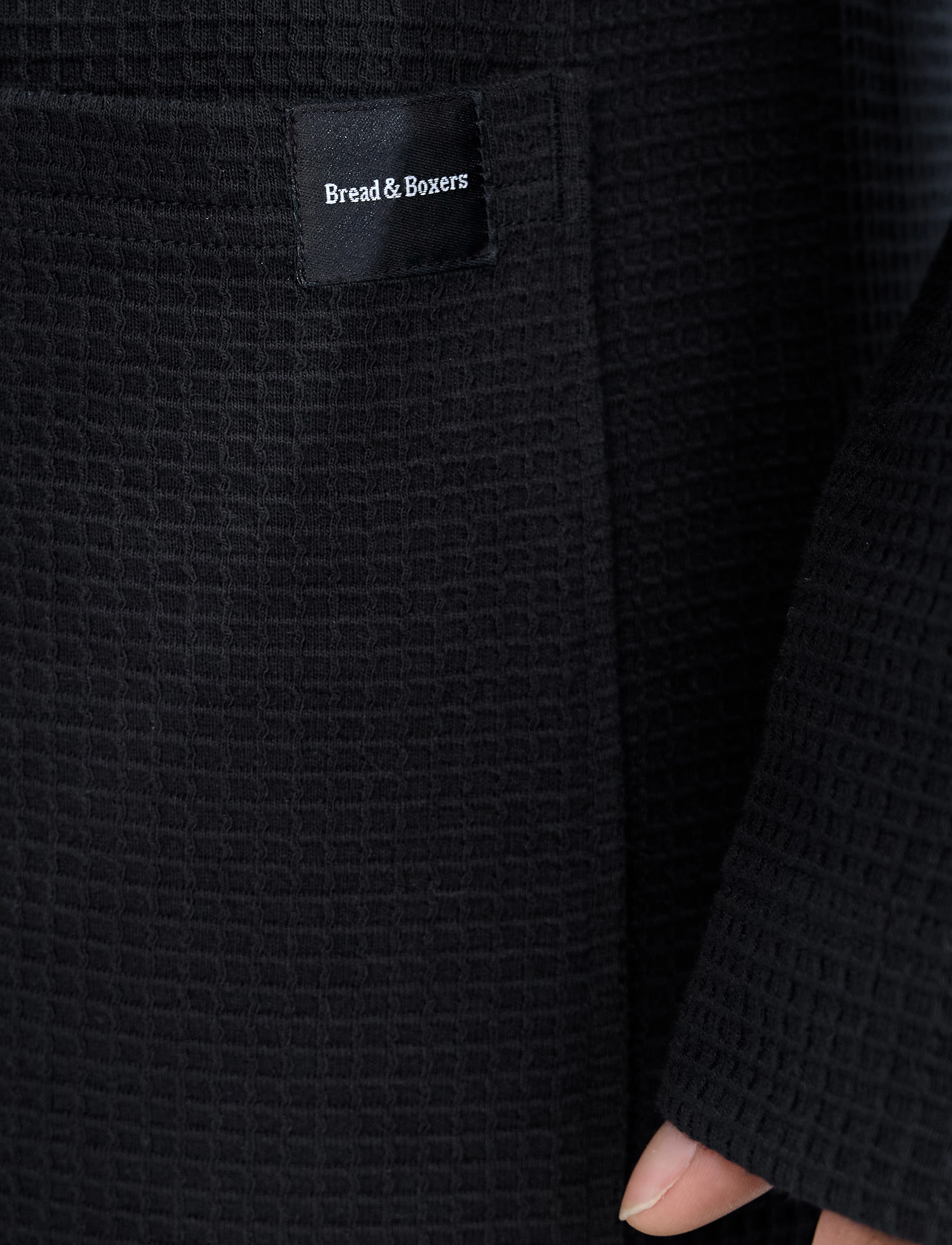 Bread & Boxers - Robe - nachtwäsche - black - 5