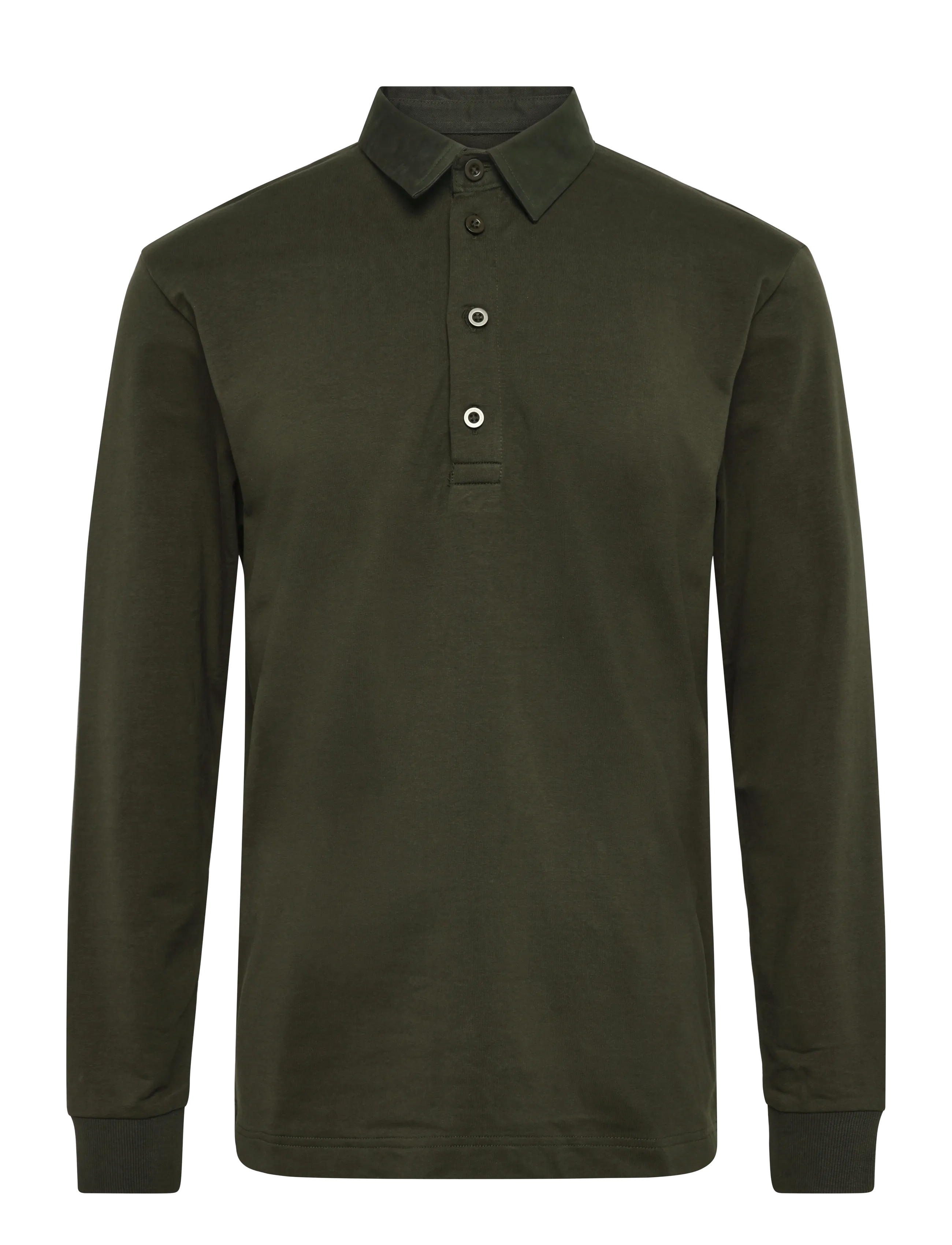Bread & Boxers Rugby Sweater (GOTS) - Bread & Boxers - DEEP FOREST / green