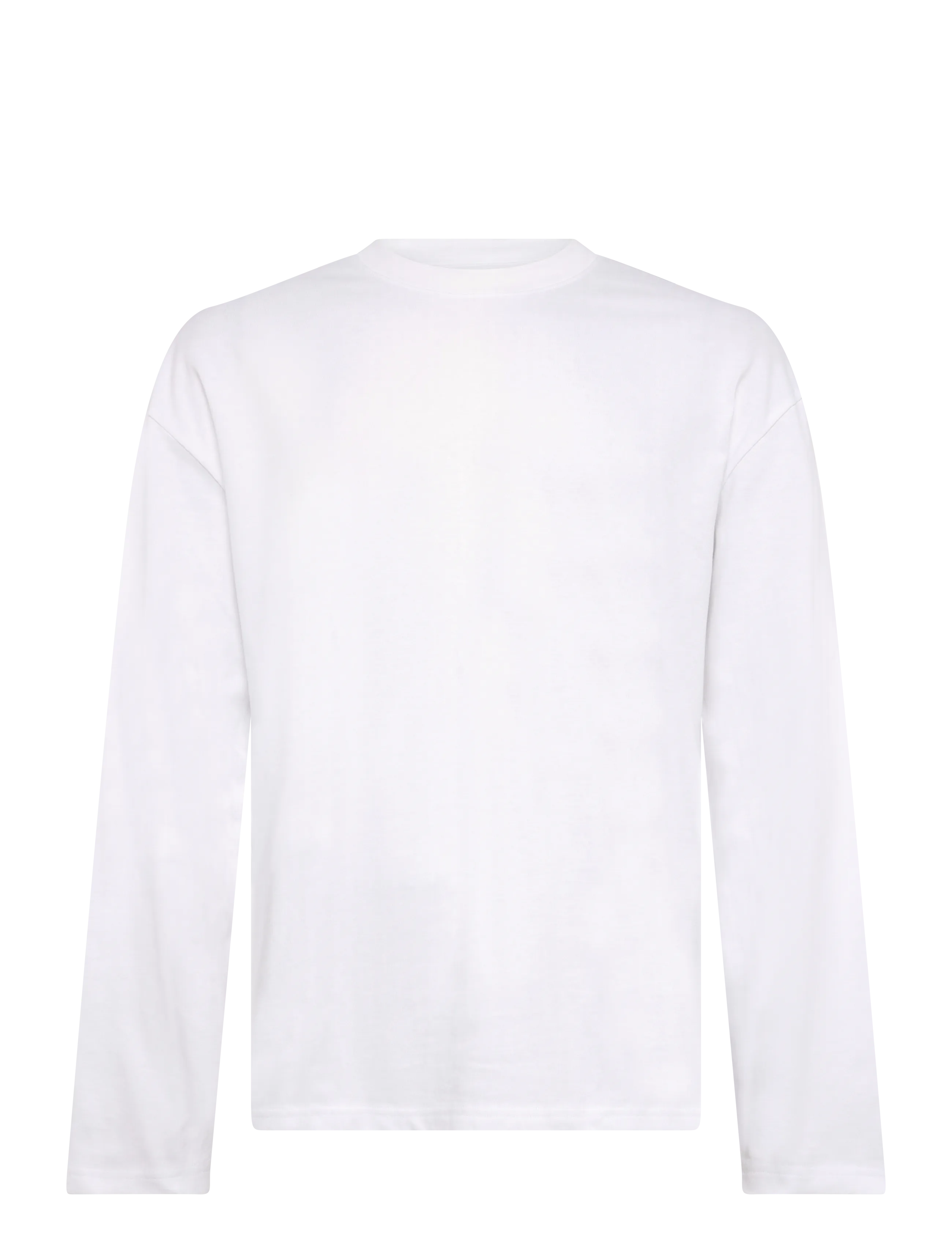 Bread & Boxers Long Sleeve Heavy (GOTS) - Långärmade t-shirts - WHITE / white