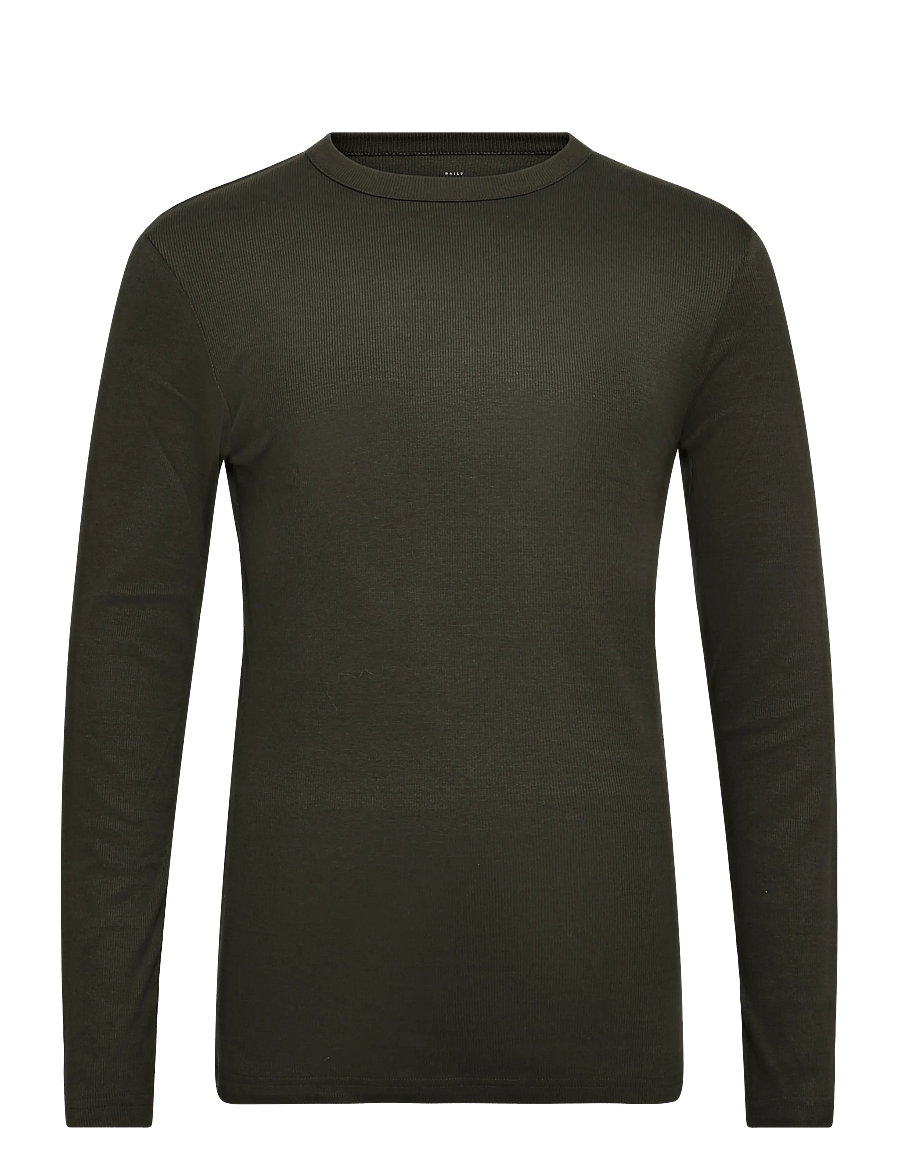 Bread & Boxers - Long Sleeve ribbed (GOTS) - pyjamasöverdelar - deep forest - 1