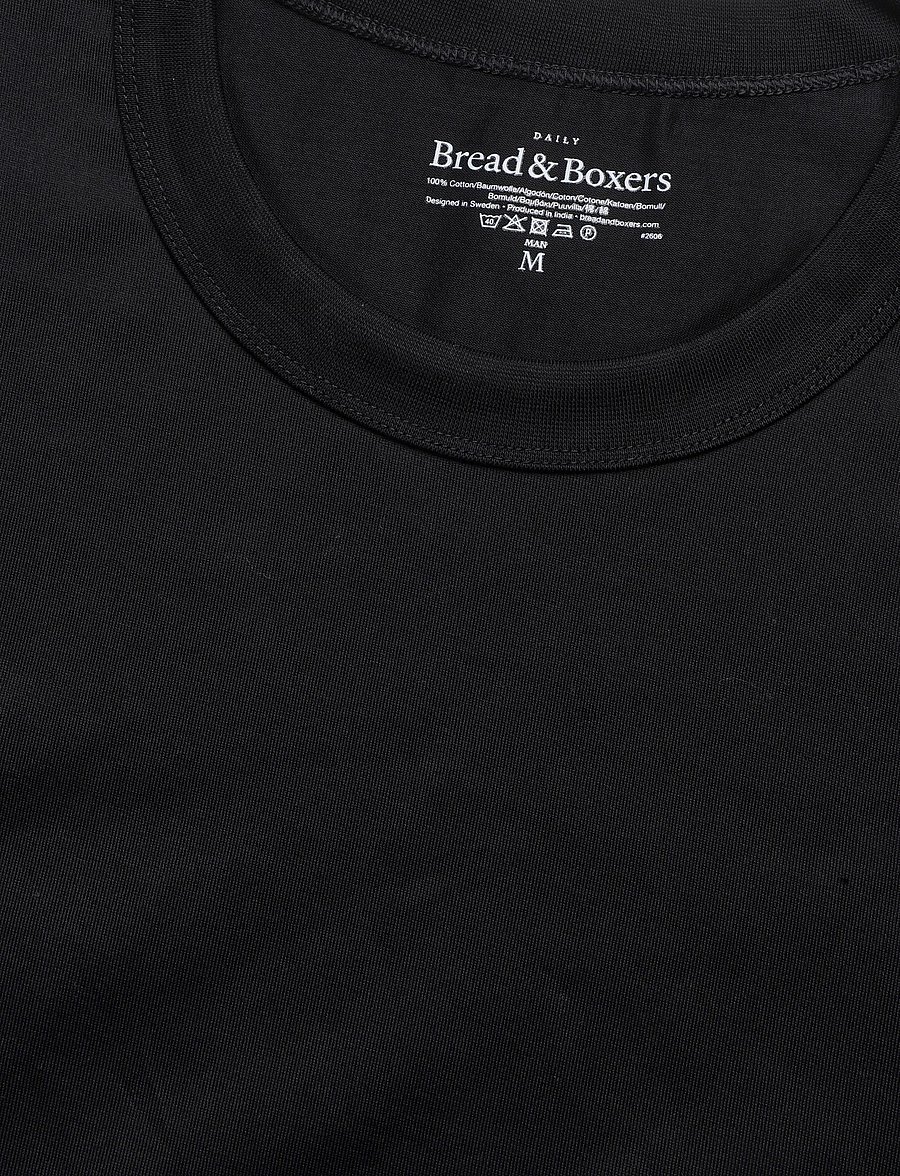 Bread & Boxers - Long Sleeve Pima - pidžaamasärgid - black - 2
