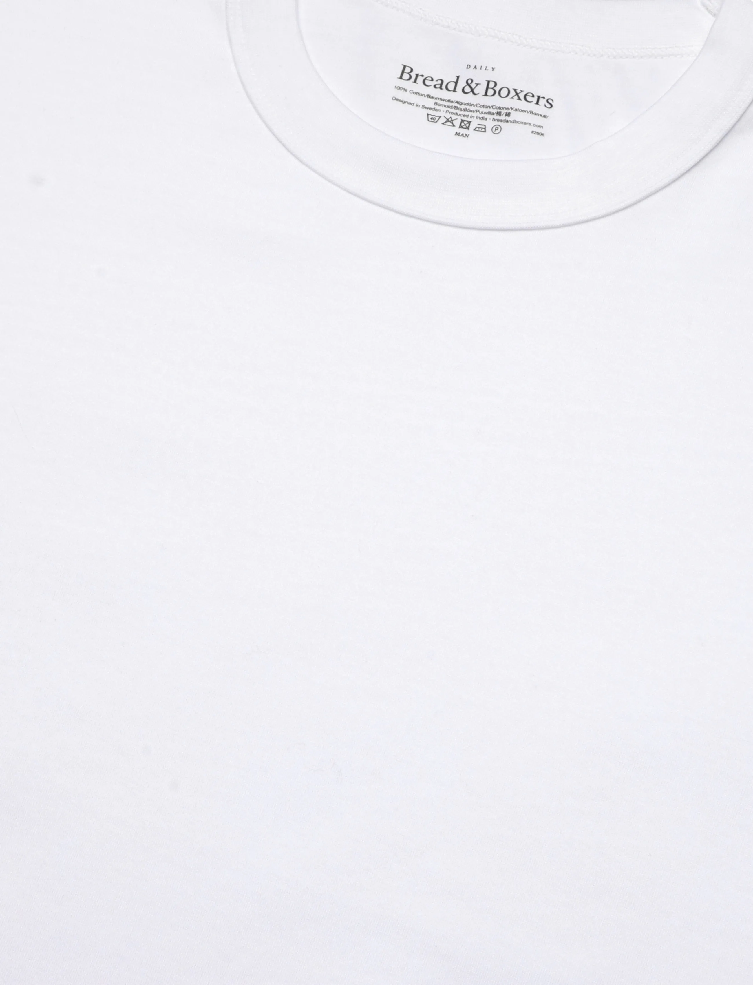 Bread & Boxers - Long Sleeve Pima - white - 2