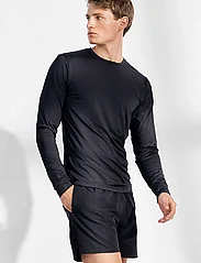 Bread & Boxers - Long Sleeve Active - basic t-shirts - black - 4