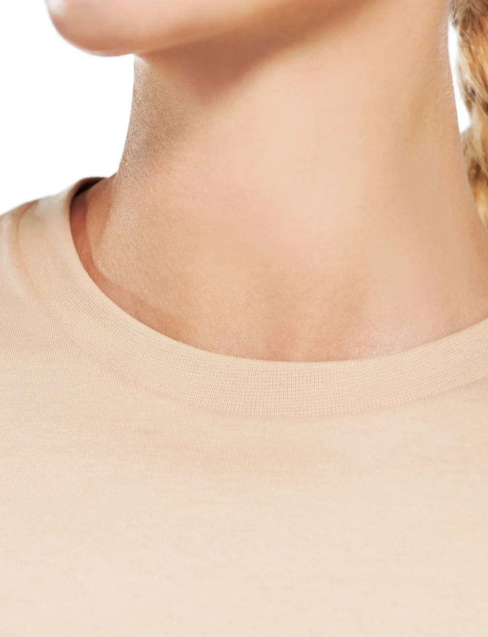 Bread & Boxers - Crew-Neck Regular - t-shirts & toppe - beige - 5