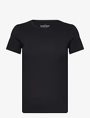 Bread & Boxers - Crew Neck slim - t-shirts - black - 0