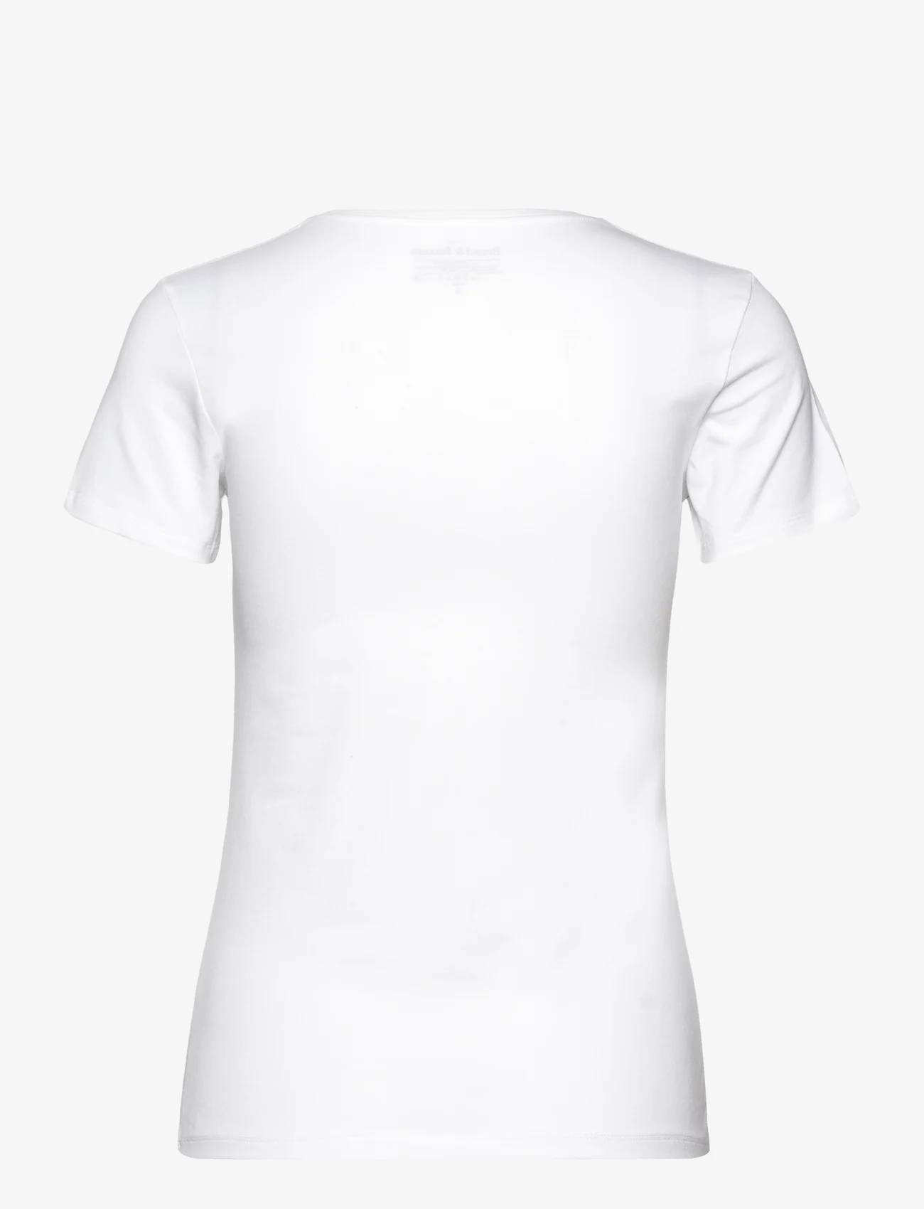 Bread & Boxers - Crew Neck slim - t-shirt & tops - white - 1