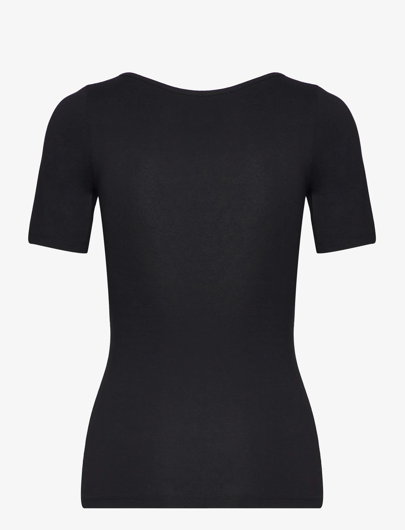 Bread & Boxers - T-shirt scoop neck - t-shirt & tops - black - 1