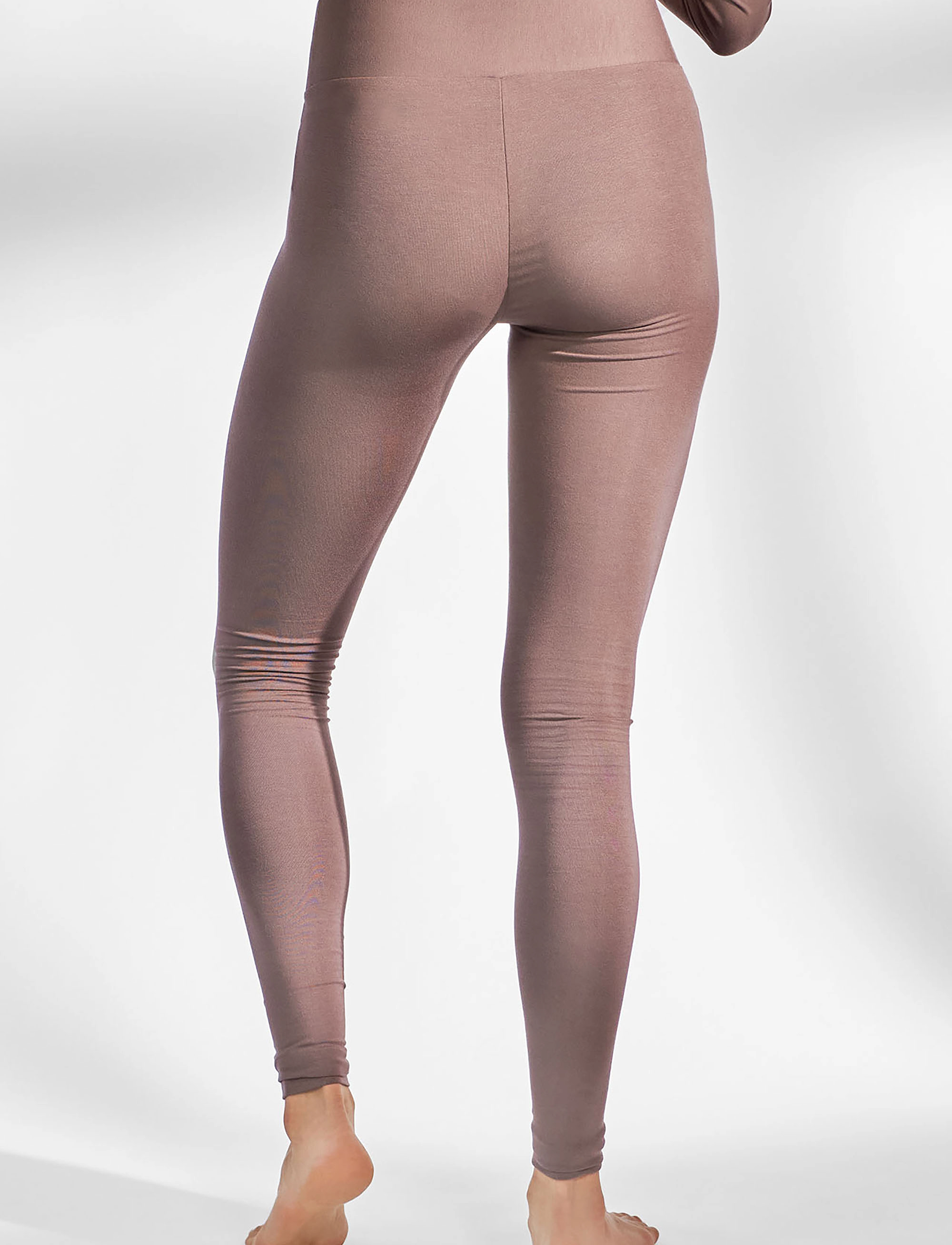 Bread & Boxers - Leggings - lägsta priserna - deep taupe - 4