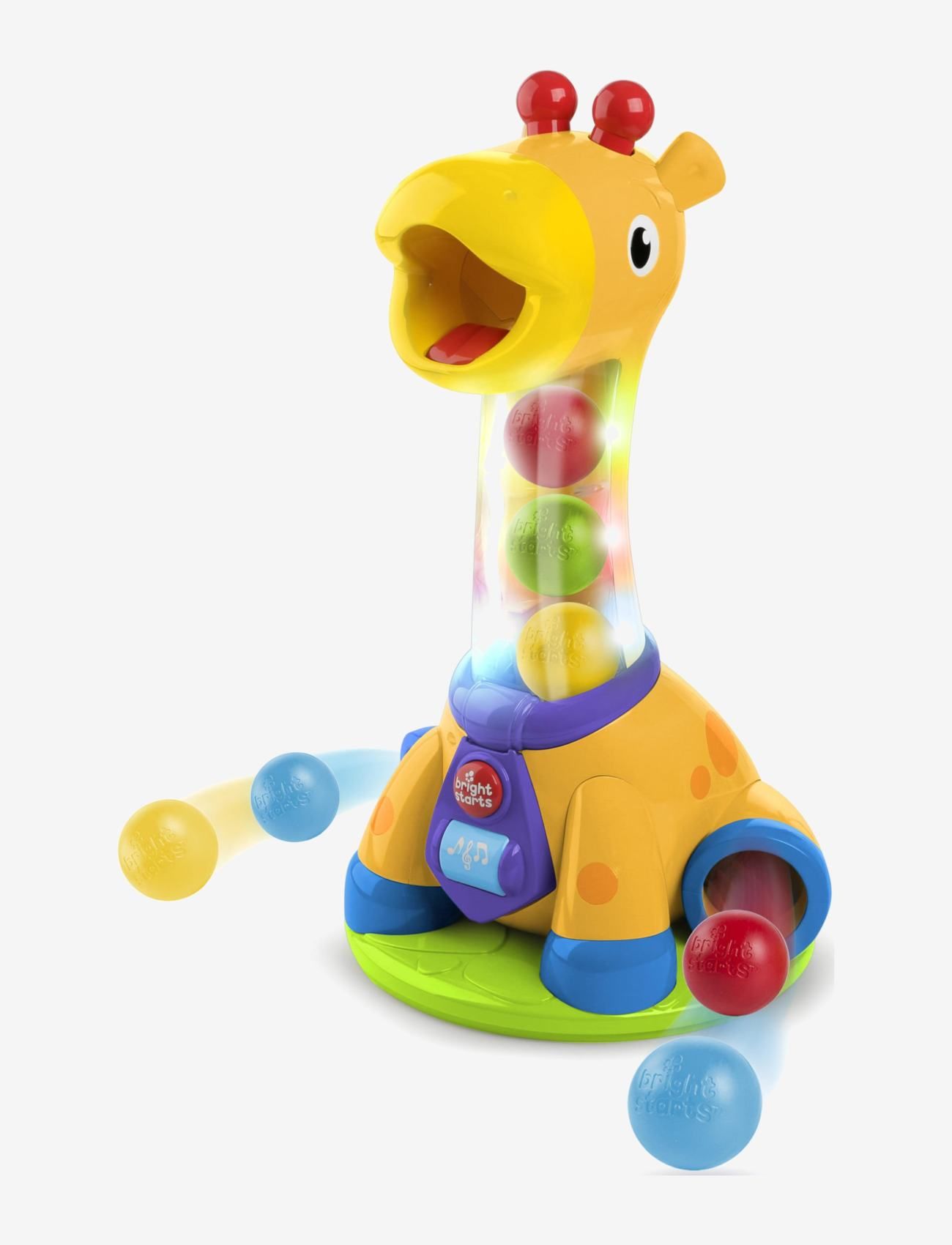 Bright Starts - Bright Starts Spin & giggle giraffe - kehittävät lelut - yellow - 0