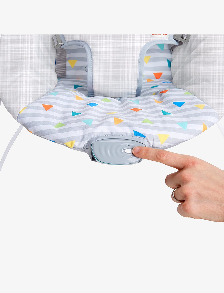 Bright Starts - Safari Fun™ - Skråstol med gyngefunktion - babysitters - multi coloured - 2