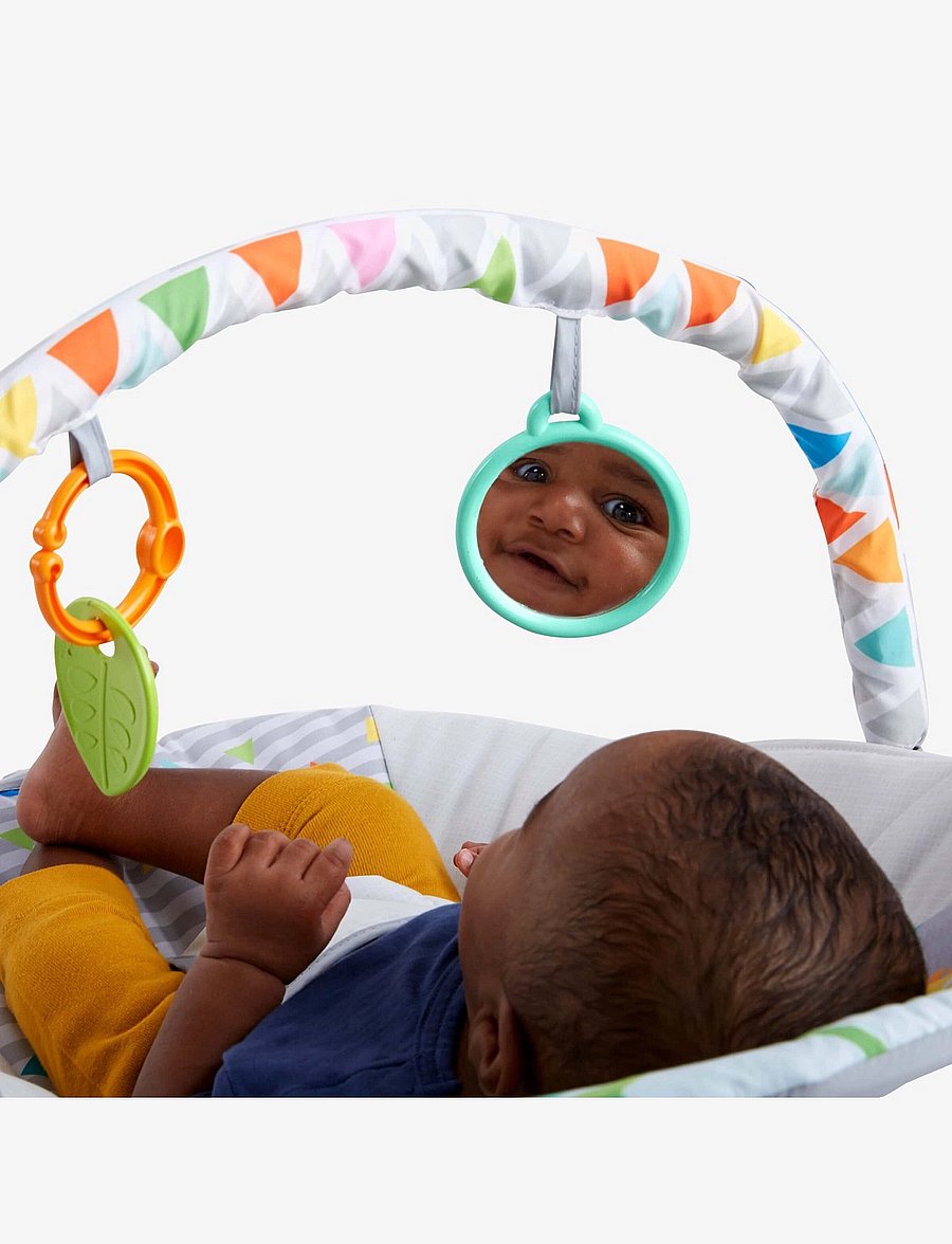 Bright Starts - Safari Fun™ - Skråstol med gyngefunktion - babysitters - multi coloured - 3