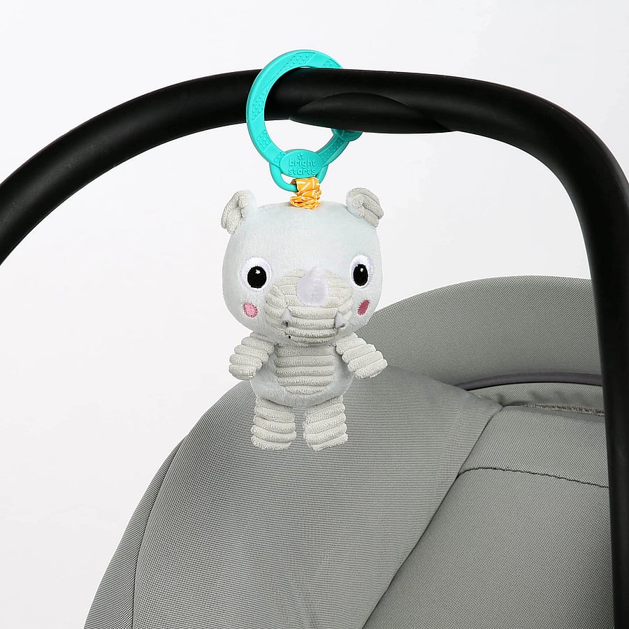 Bright Starts - Bright Starts Rhino Rattle - grey - 1