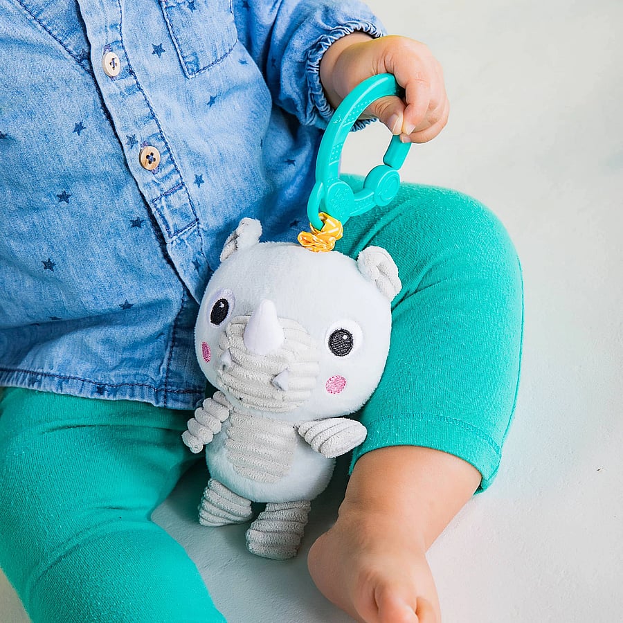 Bright Starts - Bright Starts Rhino Rattle - grey - 4
