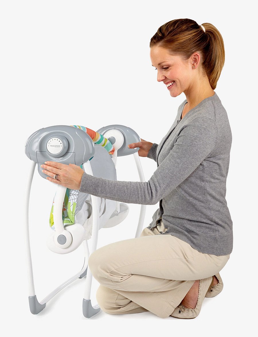 Bright Starts - Rainforest Vibes™ - Transportabel skråstol med gyngefunktion - babysitters - multi coloured - 1
