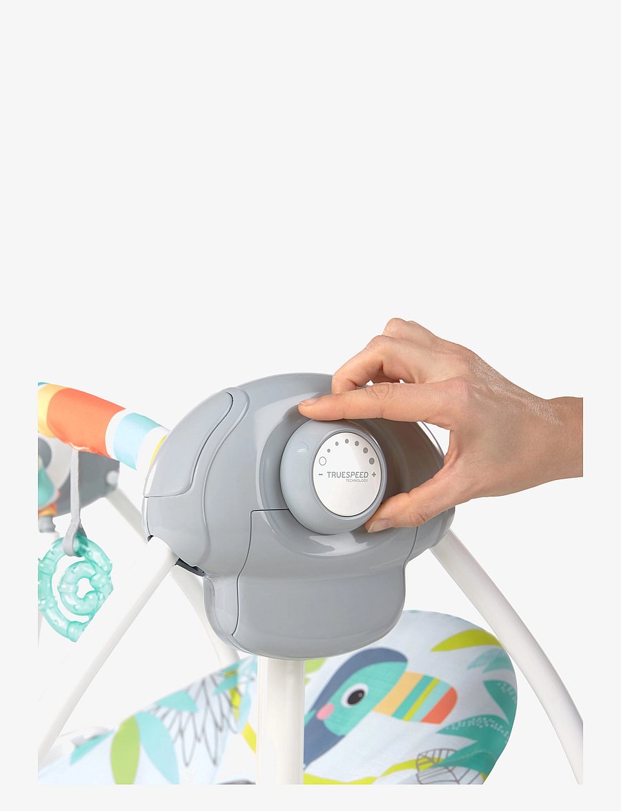 Bright Starts - Rainforest Vibes™ - Transportabel skråstol med gyngefunktion - babysitters - multi coloured - 2