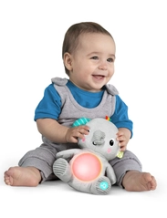 Bright Starts - Hug-a-bye Baby™ Musical Light Up Soft Toy​ - aktivitetslegetøj - grey - 3
