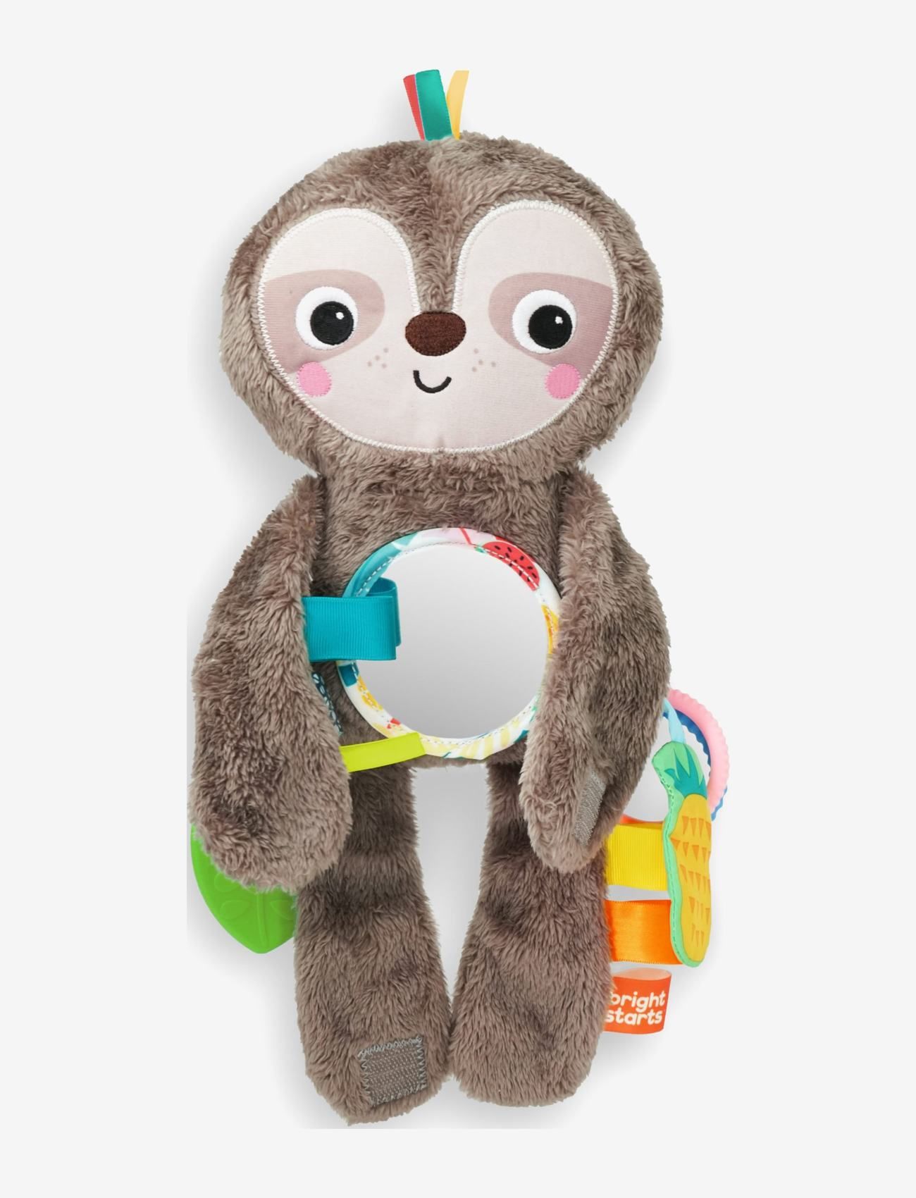 Bright Starts - Slingin’ Sloth Travel Buddy™ On-the-Go Plush Attachment - alhaisimmat hinnat - brown - 0