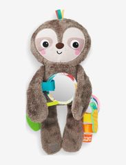 Bright Starts - Slingin’ Sloth Travel Buddy™ On-the-Go Plush Attachment - alhaisimmat hinnat - brown - 0