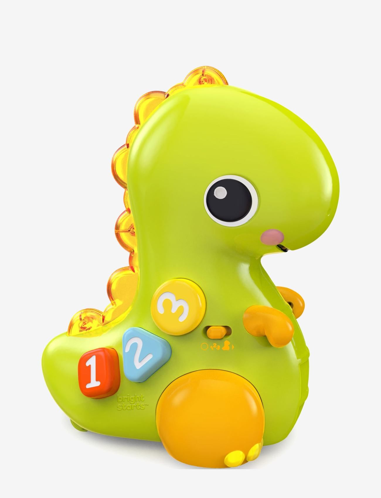 Bright Starts - Go, Go, Dino™ Crawl & Count Toy - aktivitetleker - green - 0
