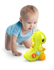 Bright Starts - Go, Go, Dino™ Crawl & Count Toy - aktivitetslegetøj - green - 2