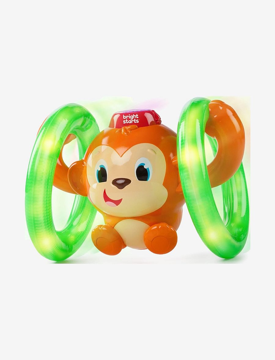 Bright Starts - Roll & Light abe - interaktiva leksaker - orange - 1