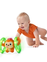 Bright Starts - Bright Starts Roll & glow monkey - activity toys - orange - 1