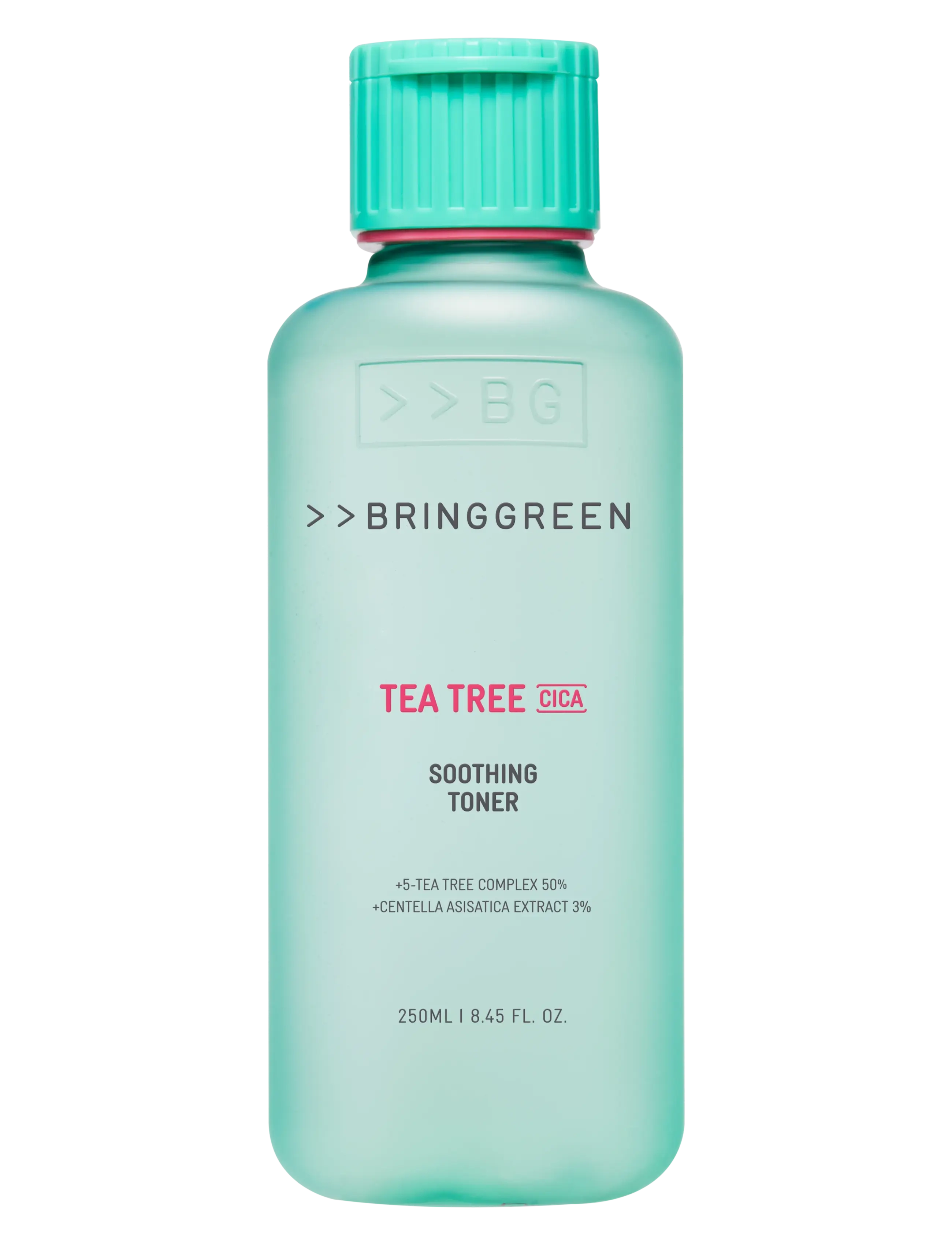 BRINGGREEN Tea Tree Cica Soothing Toner 250Ml, Hydrating Toner, Nude, Str: 250 ML