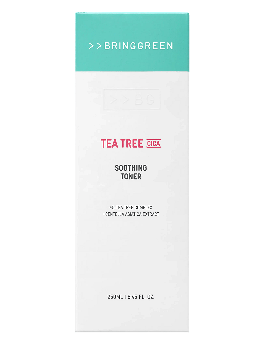 BRINGGREEN - BRINGGREEN Tea Tree Cica Soothing Toner 250ml - niisutavad toonikud - clear - 1