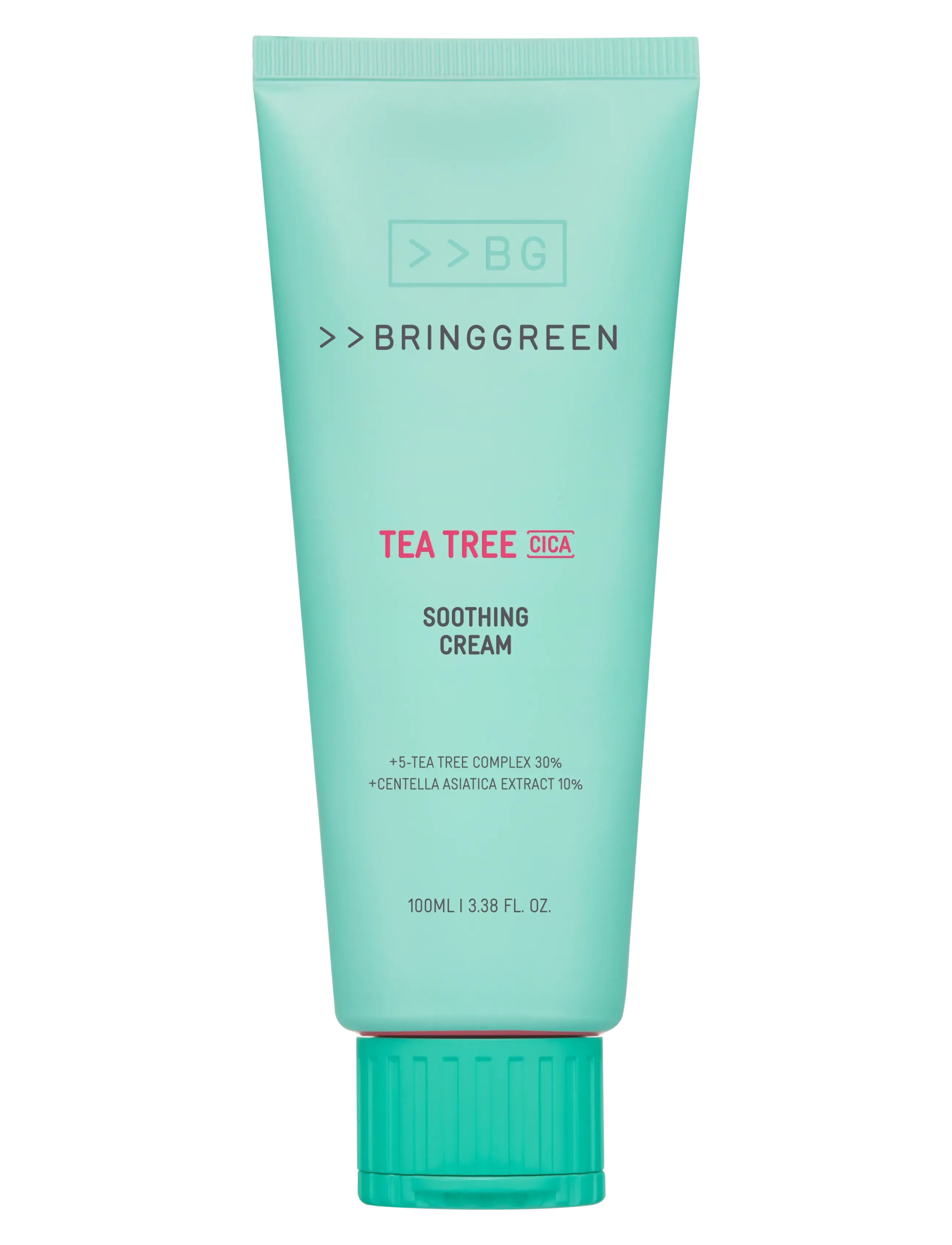 BRINGGREEN Tea Tree Cica Soothing Cream Plus 100Ml, Day Cremes, Nude, Str: 100 ML
