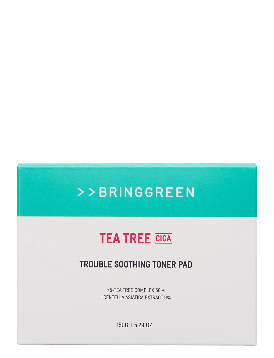 BRINGGREEN - BRINGGREEN Tea Tree Cica Trouble Soothing Toner Pad 90ea - toonikupadjad - clear - 2