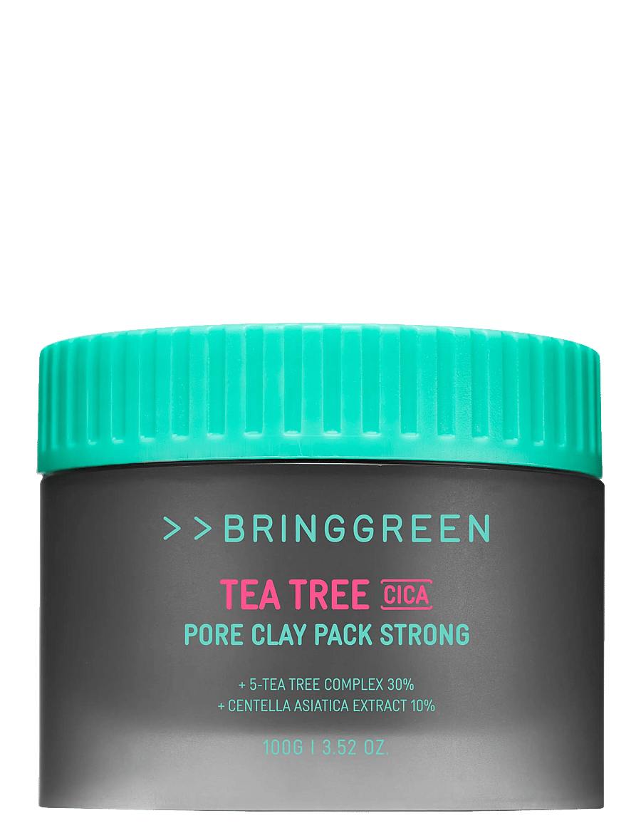 BRINGGREEN - BRINGGREEN Tea Tree Cica Pore Clay Pack Strong 100g - savimaskid - clear - 0