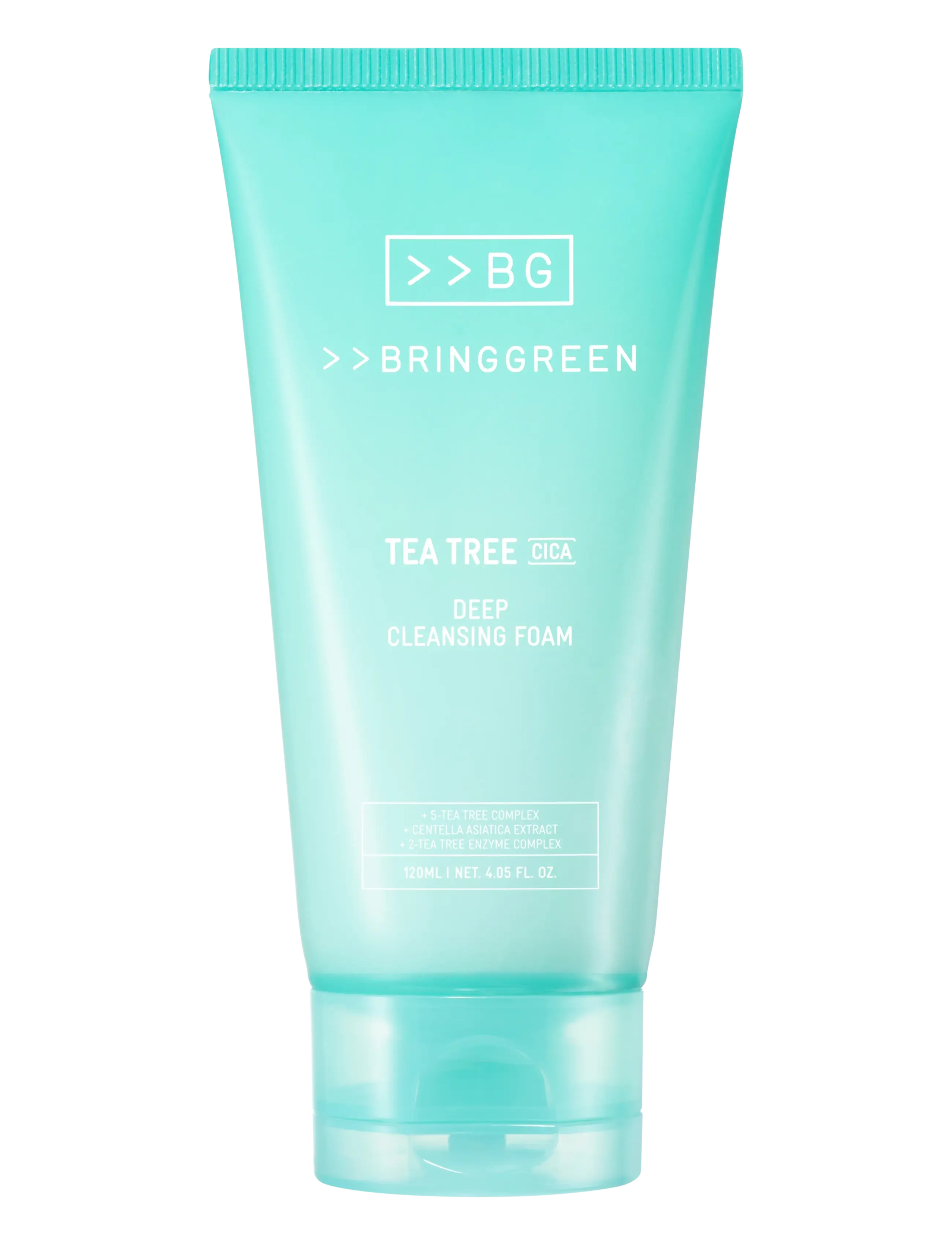 BRINGGREEN Bringgreen Tea Tree Cica Deep Cleansing Foam 120ml, 120 ml, Nude, Cleansers > Foaming Cleanser, Dame