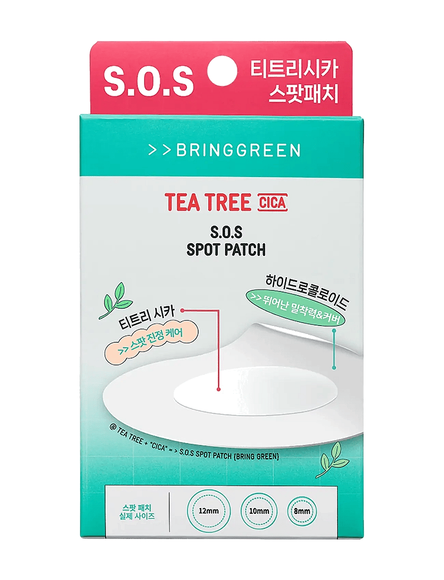 BRINGGREEN - BRINGGREEN Teatree Cica SOS Spot Patch 75+25P - spordihooldusvahendid - clear - 2