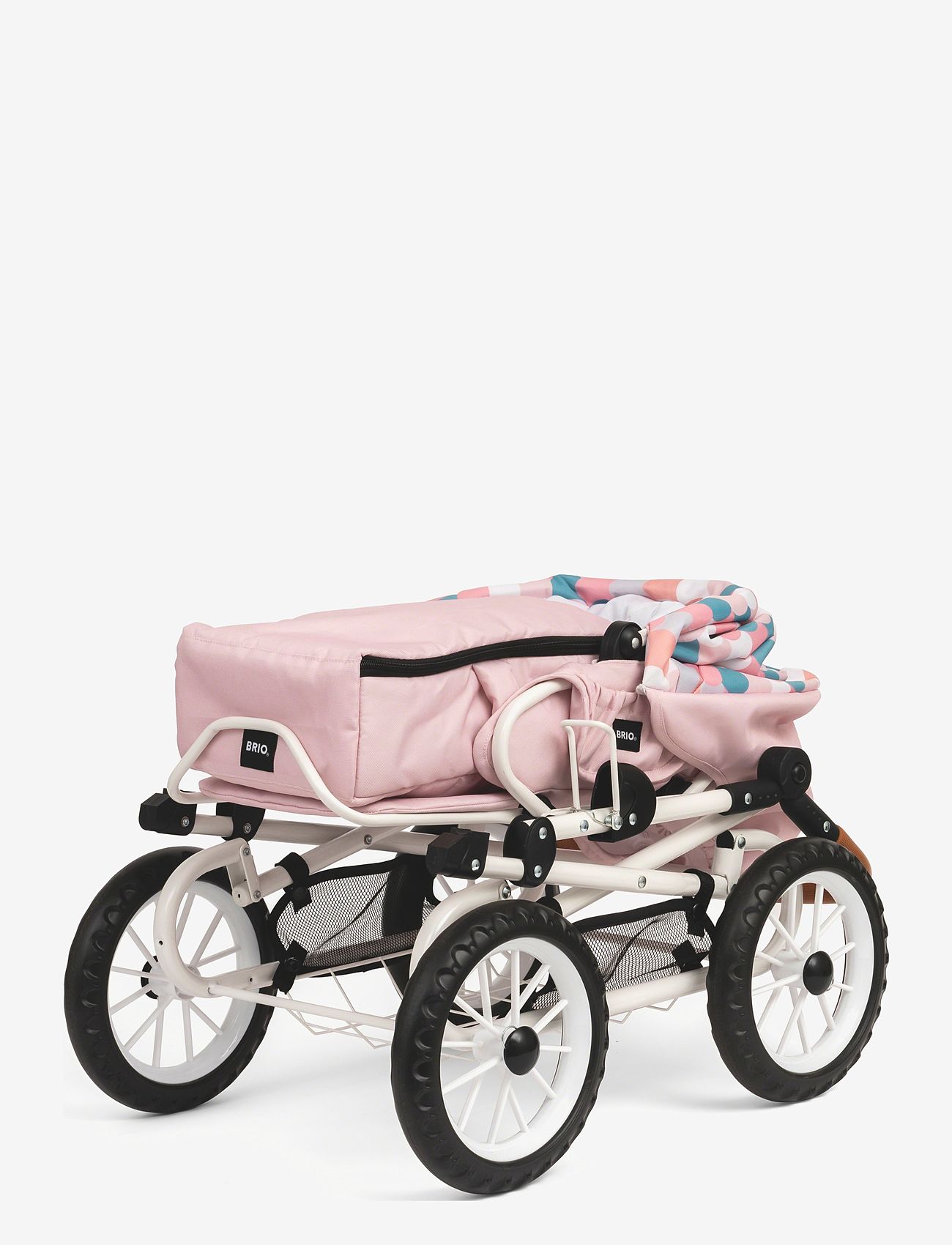 BRIO - BRIO Kombi dukkevogn, dråbemønster, pink - dukkevogne - multi coloured - 3